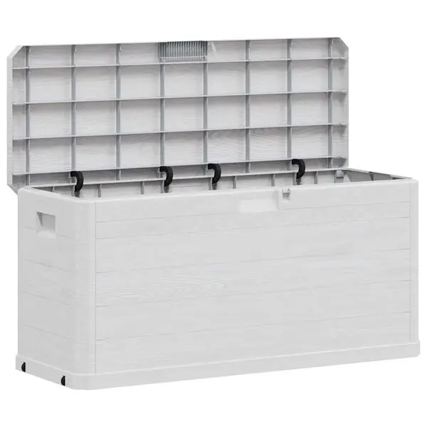 Rabatt vidaXL Dynbox 280 liter ljusgrå