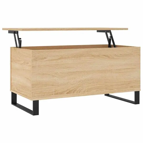 vidaXL Soffbord sonoma-ek 90x44,5x45 cm konstruerat trä Erbjudande
