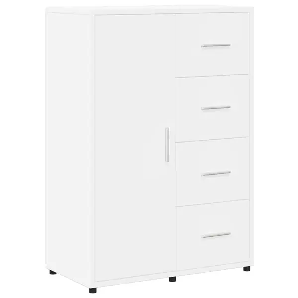 vidaXL Skänk vit 60x31x84 cm konstruerat trä Billig