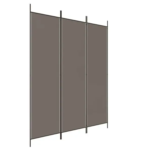 Beställ nu vidaXL Rumsavdelare 3 paneler antracit 150 x 200 cm tyg