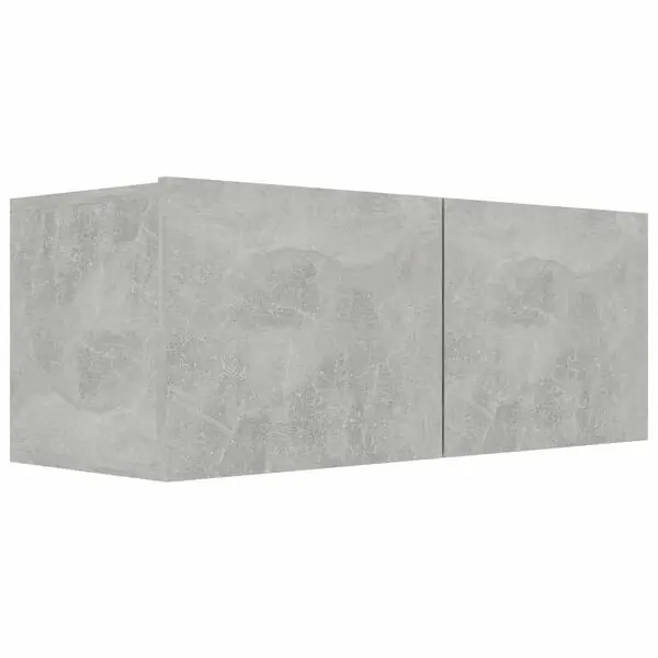 vidaXL Tv-bänk betonggrå 80x30x30 cm konstruerat trä Billig