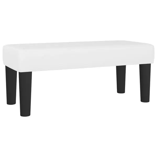 Erbjudandepris vidaXL Bänk vit 70x30x30 cm konstläder