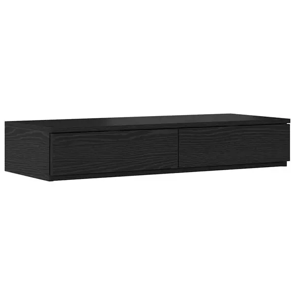 vidaXL Sänglådor Svart Ek 100 x 36,5 x 16,5 cm Konstruerat trä Endast denna vecka