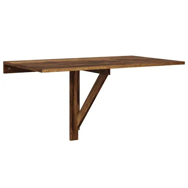 Erbjudandepris vidaXL Väggbord rökfärgad ek 100x60x56 cm konstruerat trä
