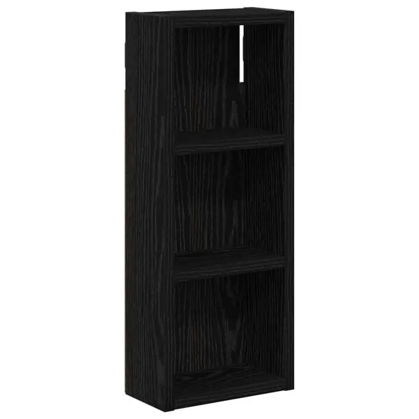 Köp nu vidaXL Badrumsväggskåp Svart Ek 20 x 10 x 50 cm Konstruerat trä