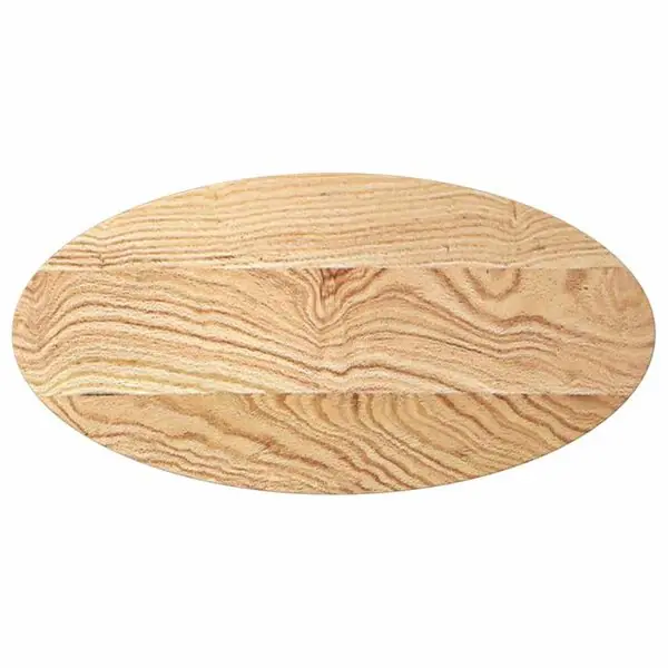 vidaXL Bordsskiva 80x40x2 cm massiv ek oval Köp nu
