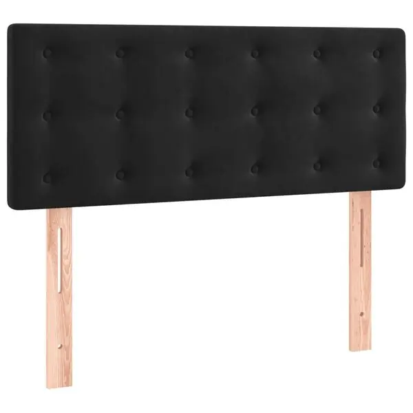 vidaXL Sänggavel svart 80x5x78/88 cm sammet Utförsäljning