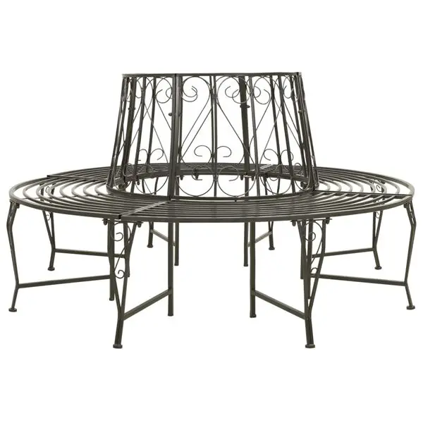vidaXL Trädbänk 160 cm stål Beställ idag