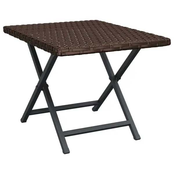 Kampanjpris vidaXL Hopfällbart bord brun 45x35x32 cm konstrotting