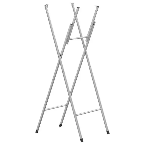 Sänkt pris vidaXL Hopfällbara barbordsben silver 45x53x108 cm galvaniserat stål