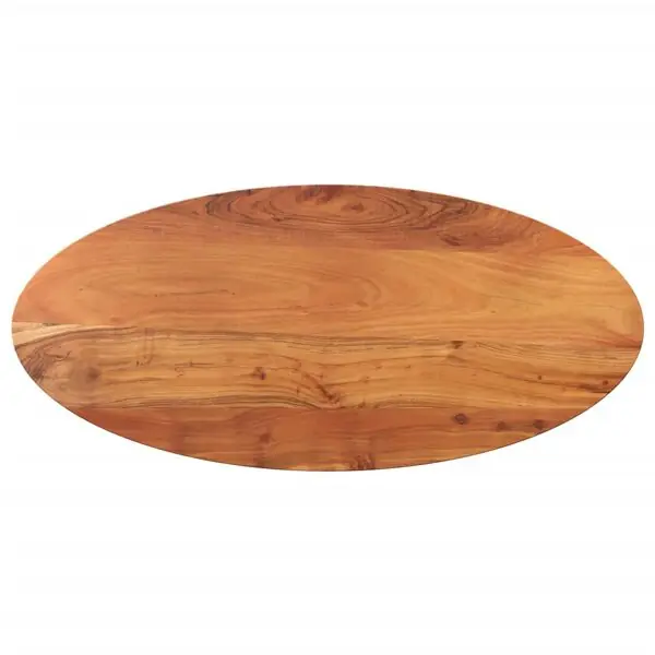 vidaXL Bordsskiva 80x40x2,5 cm oval massivt akaciaträ Kampanjpris