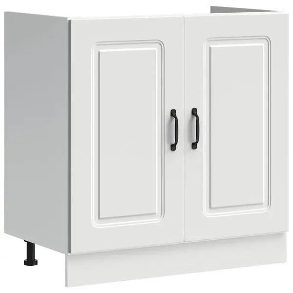 Billigare vidaXL Bänkskåp Kalmar vit 80x46x81,5 cm konstruerat trä