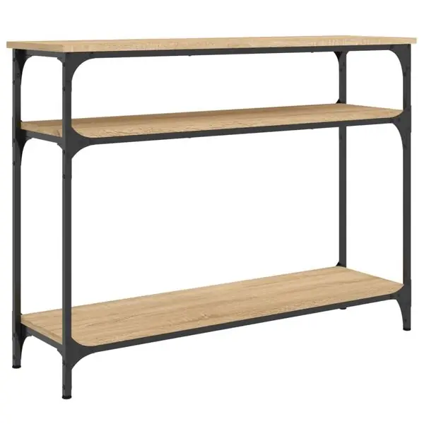vidaXL Avlastningsbord sonoma ek 100x29x75 cm konstruerat trä Begränsat antal