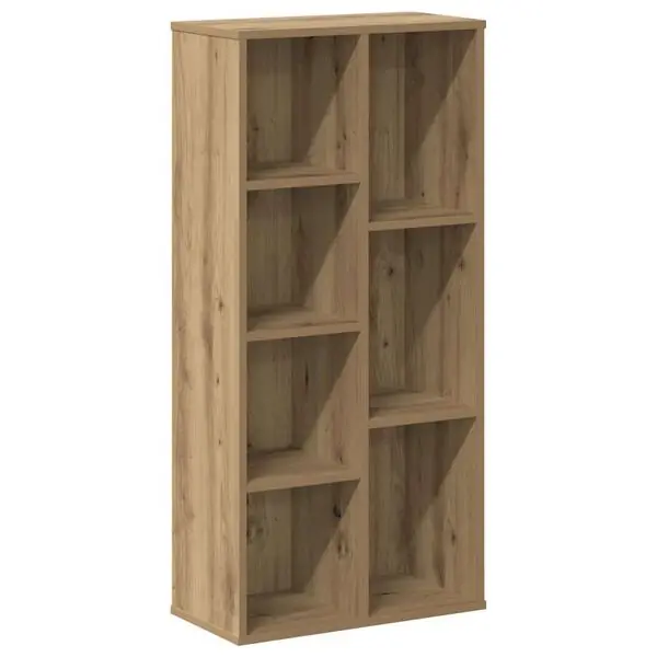 vidaXL Bokhylla ek 50x25x105 cm konstruerat trä Lägg i varukorgen
