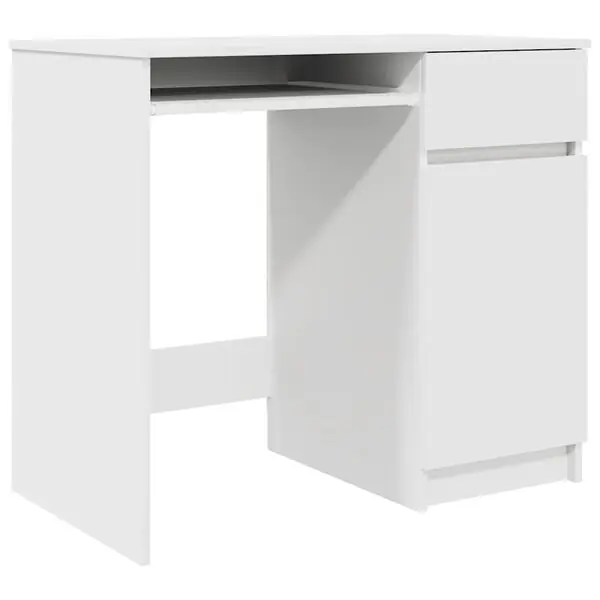 Endast denna vecka vidaXL Skrivbord vit 86x49x76 cm konstruerat trä