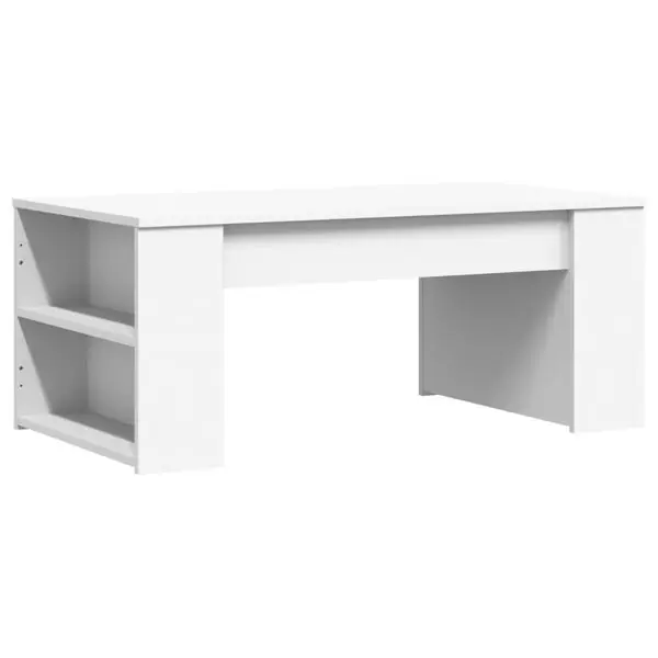 Nyhet vidaXL Soffbord vit 102x55x42 cm konstruerat trä