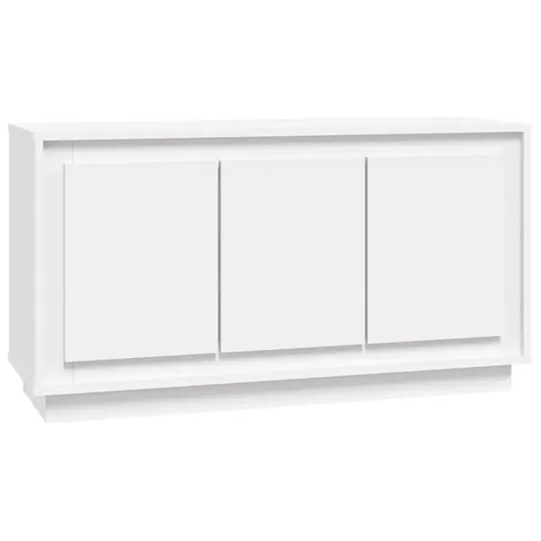 vidaXL Byrå vit 102x35x55 cm konstruerat trä Populär