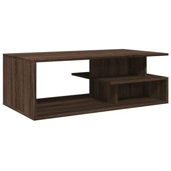 Snabb leverans vidaXL Soffbord brun ek 102x55x35 cm konstruerat trä