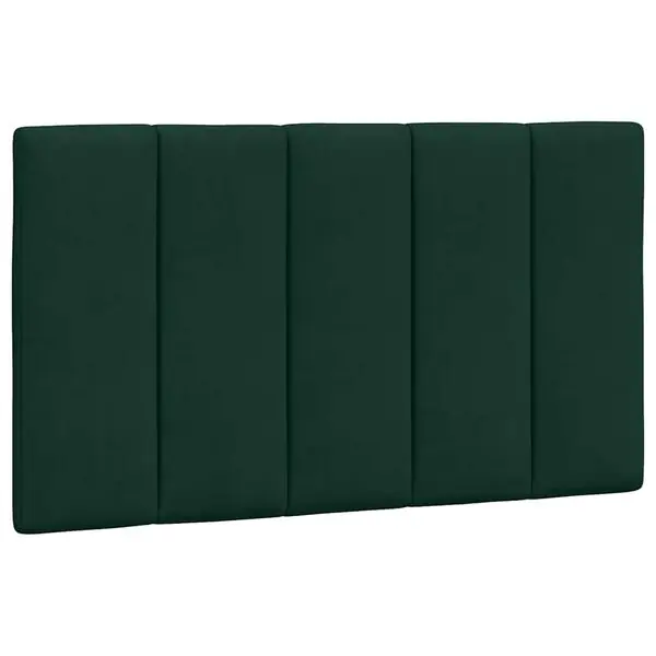Bästa pris vidaXL Headboard Cushion "Hanko" Dark Green 80 cm Velvet