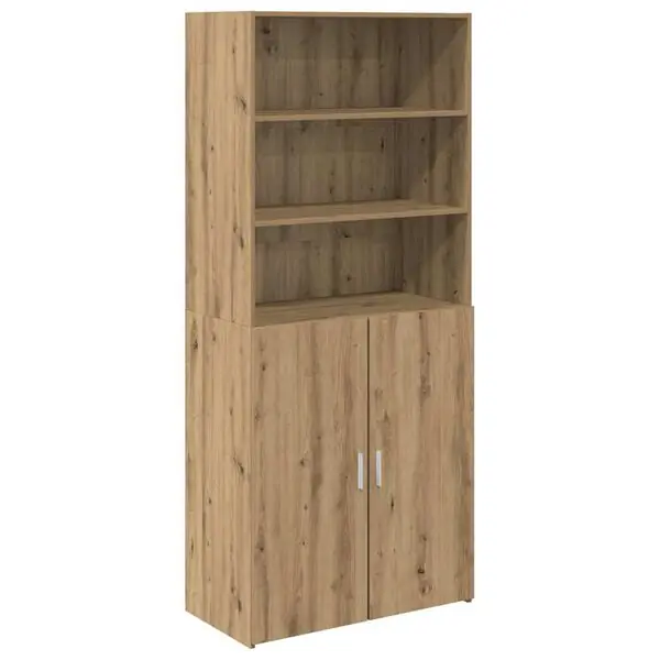 vidaXL Skåp Artisan Ek 80 x 42,5 x 185 cm Konstruerat trä Snabb frakt