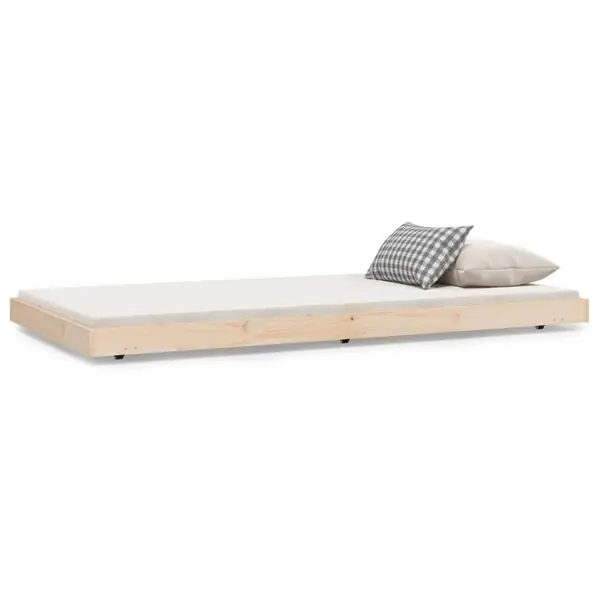 Populär vidaXL Sängram utan madrass 100x200 cm massiv furu