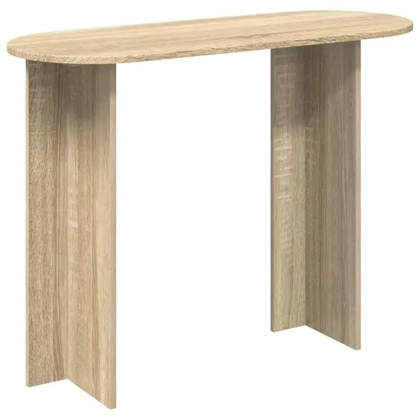 vidaXL Konsolbord Sonoma-ek 100 x 39,5 x 75 cm Konstruerat trä Beställ idag