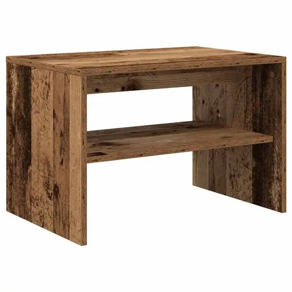 vidaXL TV-bänk gammalt trä 60x40x40 cm konstruerat trä Fynd