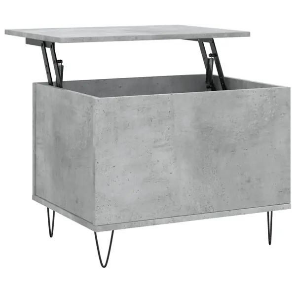 Sänkt pris vidaXL Soffbord betonggrå 60x44,5x45 cm konstruerat trä
