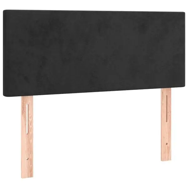 Extra rabatt vidaXL Sänggavel svart 80x5x78/88 cm sammet
