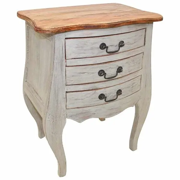vidaXL Sängbord massivt mahognyträ 48x35x64 cm Erbjudandepris
