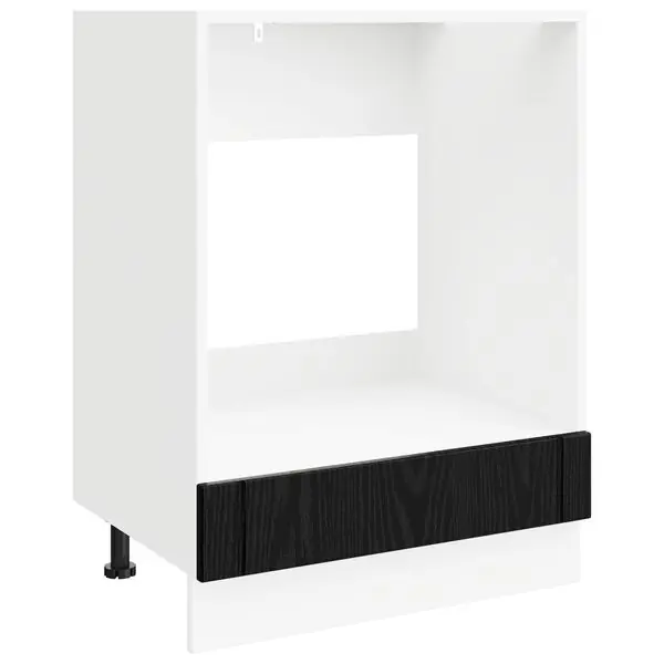 Rea vidaXL Diskmaskin panel Lucca Svart ek 60 x 46 x 81,5 cm