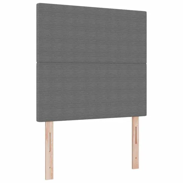 vidaXL LED huvuddyna med LED-ljusslingor Ljusgrå 80 cm Kordread tyg Begränsat antal