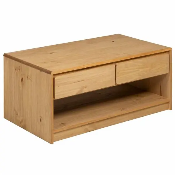 Säker betalning vidaXL Soffbord SAUDA ek 99x55x45 cm massiv furu