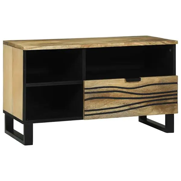 vidaXL TV Enheter med låda Brun 80 x 33 x 46 cm Konstruerat trä Extra rabatt