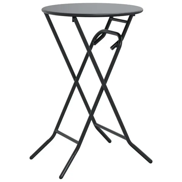 Expressleverans vidaXL Trädgårdsbord Antracit 50 x 50 x 72 cm Metall
