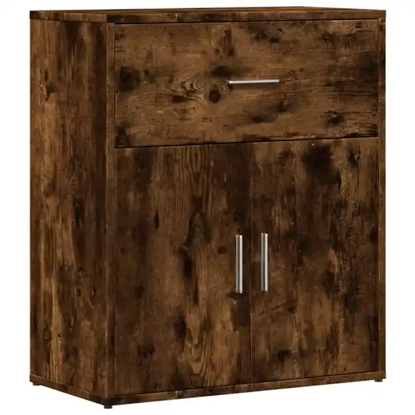 vidaXL Skänk rökfärgad ek 60x31x70 cm konstruerat trä Reapris