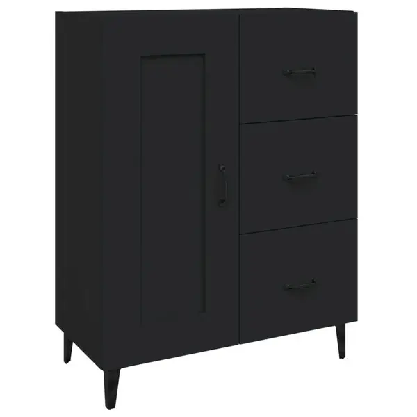 Extra rabatt vidaXL Skänk svart 69,5x34x90 cm konstruerat trä