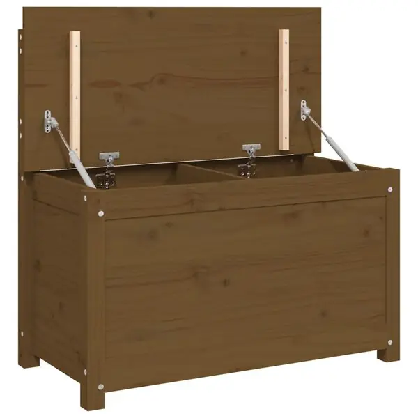 vidaXL Bänk honungsbrun 80x41x77 cm massiv furu Rea