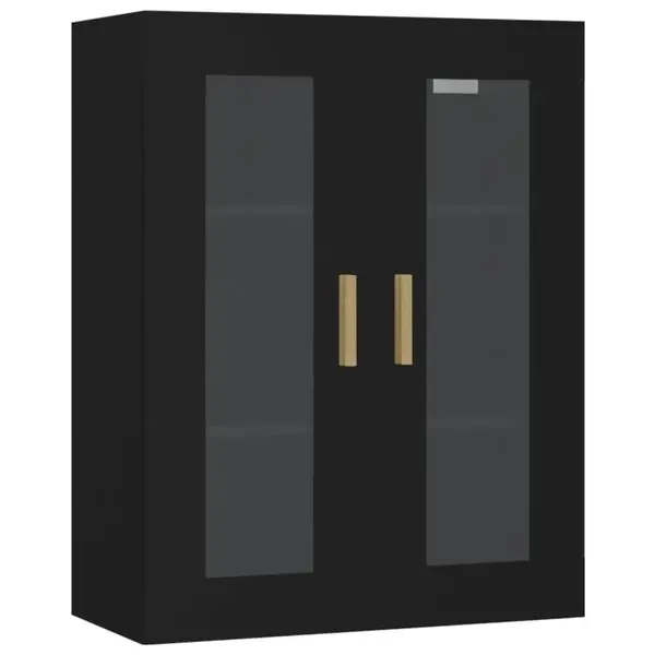 vidaXL Väggskåp svart 69,5x34x90 cm Fynd