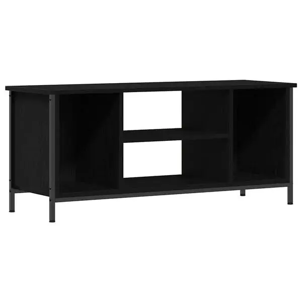 vidaXL TV-skåp Svart Ek 102 x 35 x 45 cm Konstruerat trä Nedsatt pris