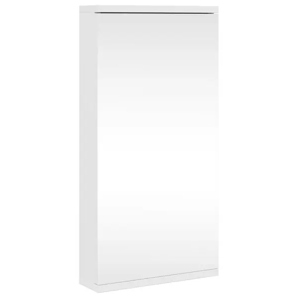 vidaXL Spegelskåp hörn vit 30x24x60 cm Rabatt