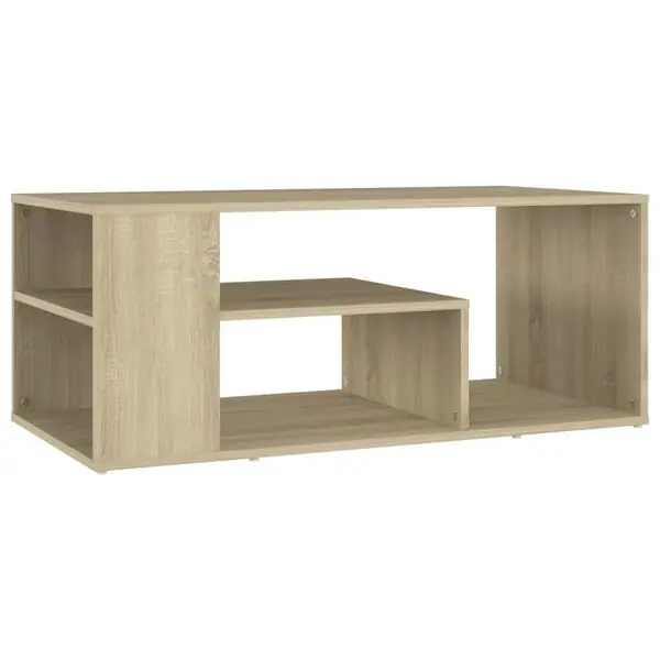 Lågt pris vidaXL Soffbord Sonoma ek 100x50x40 cm konstruerat trä