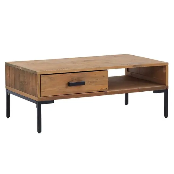 I lager vidaXL Soffbord 90x50x35 cm massiv furu
