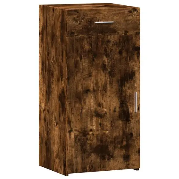 vidaXL Skänk rökfärgad ek 45x42,5x93 cm konstruerat trä Begränsat antal