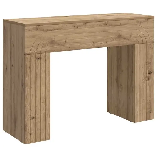 Beställ idag vidaXL Kaffeebord Artisan-ek 102 x 35 x 75 cm Konstruerat trä