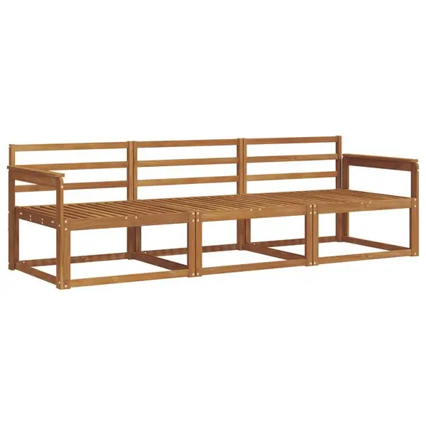 Utförsäljning vidaXL Utomhussoffset 3 pcs Naturfärg Massivt Akaciaträ