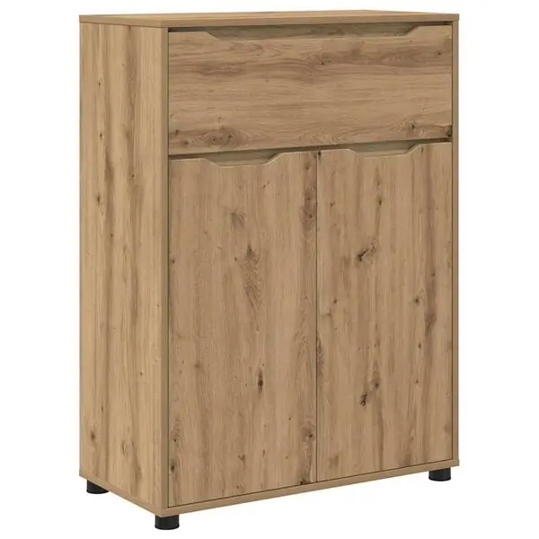 vidaXL Badrumsskåp Artisan Ek 72,5 x 36,5 x 100 cm Konstruerat trä Billig