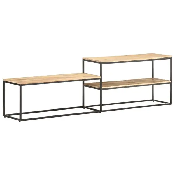 vidaXL TV-bänk 180x30x50 cm grovt mangoträ Köp nu