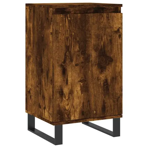 vidaXL Byrå rökfärgad ek 40x35x70 cm konstruerat trä Populär
