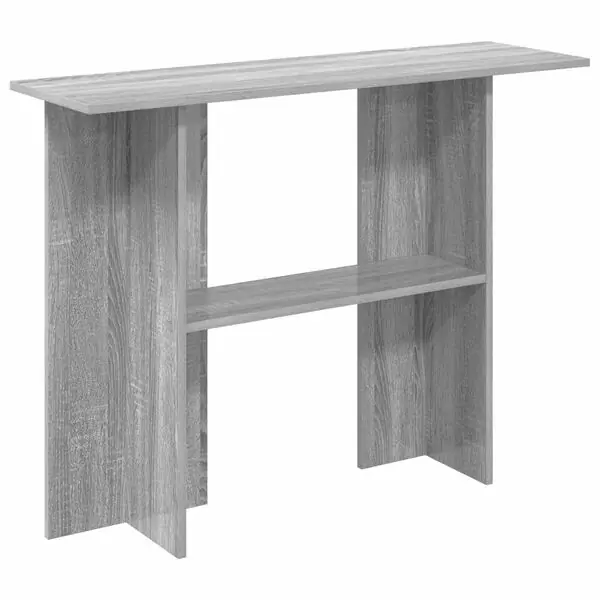vidaXL Konsolbord Grå sonoma-ek 100 x 30 x 75 cm Konstruerat trä Kampanj